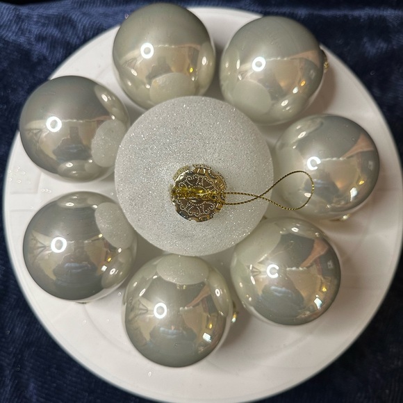 Set Of 8 Christmas Balls/Ornaments - Picture 8 of 9